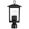Nuvo Jamesport Outdoor Post Lantern 3 Lights Matte Black Finish 60/5932 - alternate 3